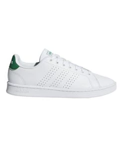 Outlet 👏 Adidas Advantage Men's 👞 Shoes - White/Green 🎉