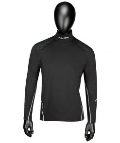 Cheap 🎁 Bauer Premium Integrated Neck Youth Long Sleeve Top ⭐