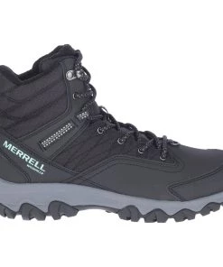 Buy 🔥 Merrell Thermo Akita Mid Women's Waterproof Boots - Black 👏
