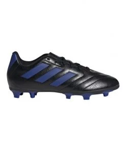 Best Sale 🎉 Adidas Goletto VII Firm Ground Junior Soccer Cleats - Black/Royal 😀