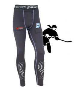Buy π Blue Sports Source For Sports Junior Compression Jill Pants With Pelvic Protector π