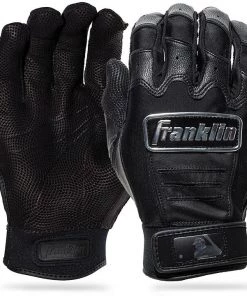 Flash Sale ⭐ Franklin CFX Pro Chrome Baseball Batting Gloves - Black 🎉