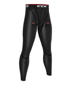 Budget ✨ CCM Men's Compression Pants With Grip/Jock/Tabs 💯
