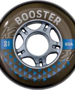 Outlet 🧨 K2 Booster Inline Skate Wheels (80MM/82A) - 4-Pack 👏