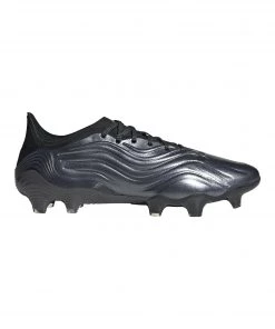 Wholesale 🔔 Adidas Copa Sense 1 Firm Ground Men's Soccer Cleats - Black/Grey 👍