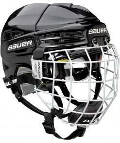 Brand new 😀 Bauer RE-AKT 100 Youth Hockey Helmet Combo 🌟