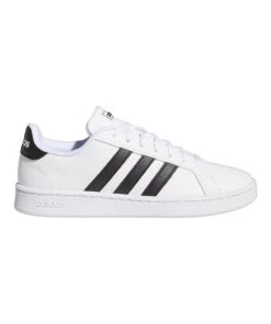 New 🧨 Adidas Grand Court Women's 👟 Shoes - White/Black 🎉