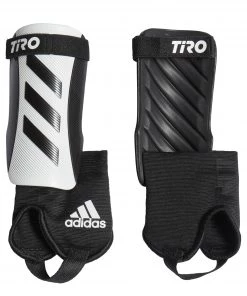 Discount ⭐ Adidas Tiro Match Junior Soccer Shin Guard - White/Black 👍