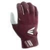 Deals 🎁 Easton Walk-Off Baseball Battings Gloves - White / Maroon 🎁