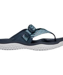 Coupon 🤩 Keen Solr Women's Toe Post Sandals - Navy/Blue Mist 🔥