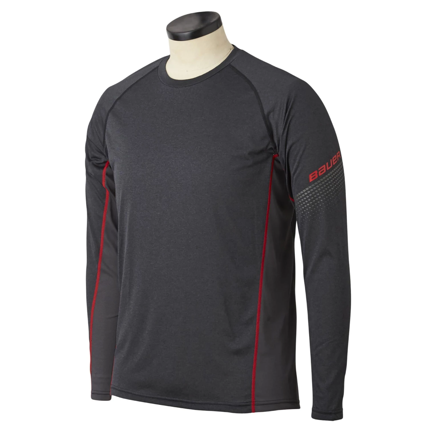 Cheapest ❤️ Bauer Essential Youth Long Sleeve Base Layer Top - Dark Grey (2019) 👏 1 Cheapest ❤️ Bauer Essential Youth Long Sleeve Base Layer Top - Dark Grey (2019) 👏