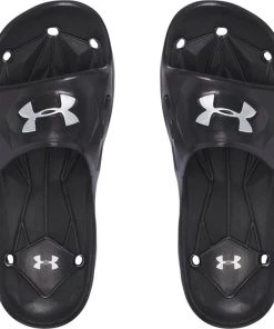 Budget ✨ Under Armour Locker III Boy's Slide Sandals 🔔