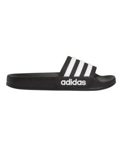 Discount 𧨠Adidas Adilette Shower Youth Slides - Black/White/Black π