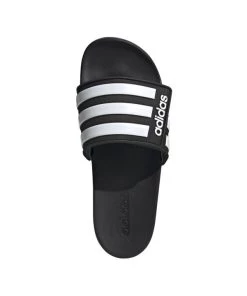 Best reviews of 👍 Adidas Adilette Comfort Adjustable Men's Slides - Black/White/Grey 🧨