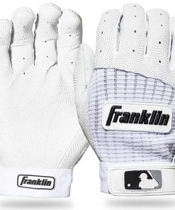 Budget 🎉 Franklin Pro Classic Baseball Batting Gloves - Pearl/White 🔥