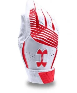 New 😀 Under Armour Clean Up Youth Baseball Batting Gloves 🌟