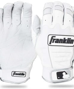 Deals ❤️ Franklin CFX Pro Youth Baseball Batting Gloves - Pearl/White 🔥