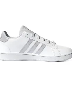 Best deal 🤩 Adidas Grand Court Youth 👟 Shoes- White/Grey 👍