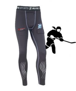 Discount ✨ Blue Sports La Source du Sport Senior Compression Jill Pants W/Pelvic Protector 🎉