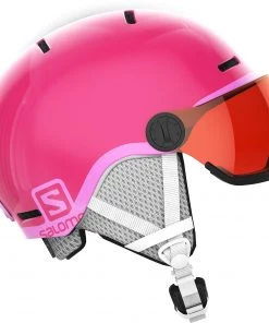 Top 10 🔥 Salomon Grom Visor Youth Helmet - Glossy Pink 🎁