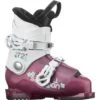 Promo 🎉 Salomon T2 RT Girly Junior Ski Boots - Rose Violet 🛒