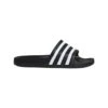 Coupon 🌟 Adidas Adilette Aqua Men's Slides - Black/White 🔥