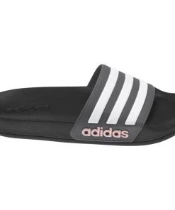 Wholesale ❤️ Adidas Adilette Youth Shower Slides - Black/White/Grey 👍