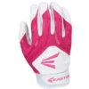 Cheapest 🧨 Easton HF3 Hyperskin Fastpitch Girl's Batting Gloves - White / Pink 👏