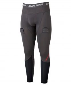 Best Sale 🤩 Bauer Pro Lock Jock Pant - Grey/Black (2019) ✨