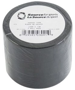 Budget 🎉 Renfrew Source For Sports Black Cloth Tape - 3 Pack 🌟