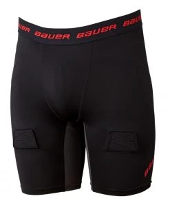 Budget 👏 Bauer Essential Youth Compression Jock Short - Black (2019) ✔️