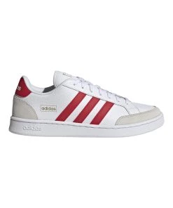 Cheap ⌛ Adidas Grand Court SE Men's 👞 Shoes - White/Scarlet/White ⭐
