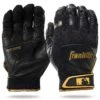 Wholesale ✔️ Franklin Shok-Sorb X Baseball Batting Gloves - Black/Gold ❤️