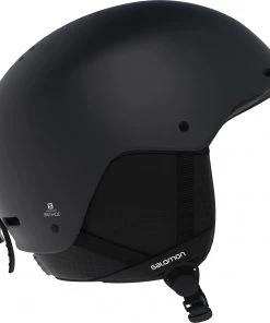 Promo 🔥 Salomon Brigade Mens/Unisex Ski Helmet - Black 👏