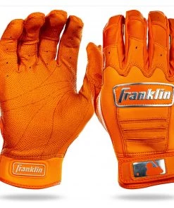 Budget 🎁 Franklin CFX Pro Chrome Baseball Batting Gloves - Orange ✨