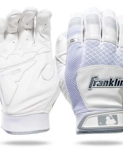 Deals 👏 Franklin Shok-Sorb X Baseball Batting Gloves - White 🔥