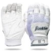 Cheapest 😀 Franklin Shok-Sorb X Youth Baseball Batting Gloves - White/Chrome 👏