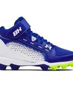 Outlet ✔️ Under Armour Harper 6 Mid RM Junior Baseball Cleats 🔔