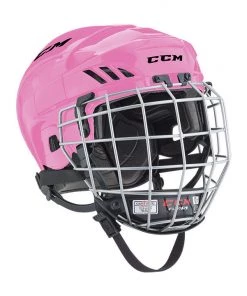 Deals ❤️ CCM Fitlite FL40 Junior Hockey Helmet Combo ✔️