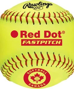 Outlet ⌛ Rawlings Red Dot 12" Fastpitch Softballs - Pack of 12 🧨