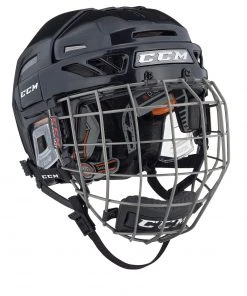 Discount 🔔 CCM Fitlite 3DS Senior Hockey Helmet Combo - Black 🤩