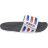Brand new ✨ Adidas Adilette Comfort Adjustable Men's Sandals - White/Blue/Red 🎉